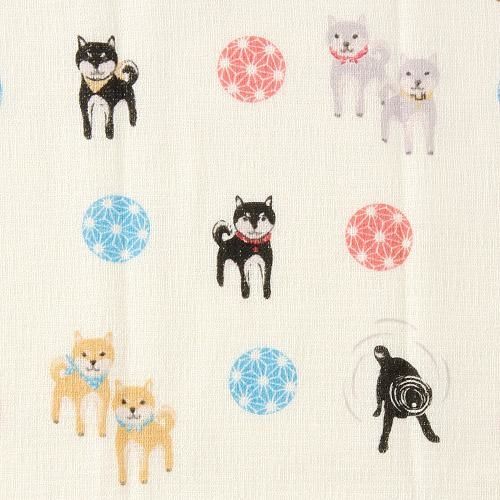 日式柴犬長紗巾 33x100 (日本製)