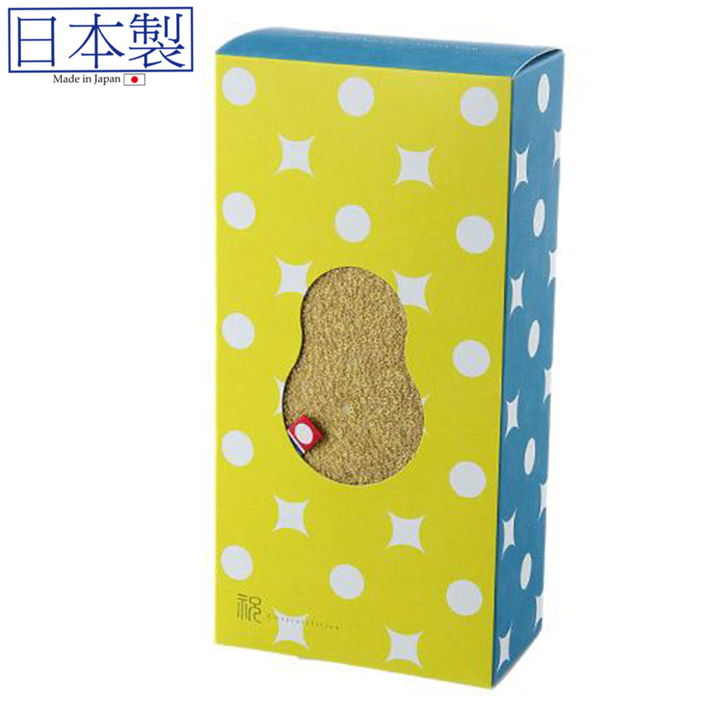 日本今治毛巾祝賀禮盒 (黃色) 34x75 (日本製)