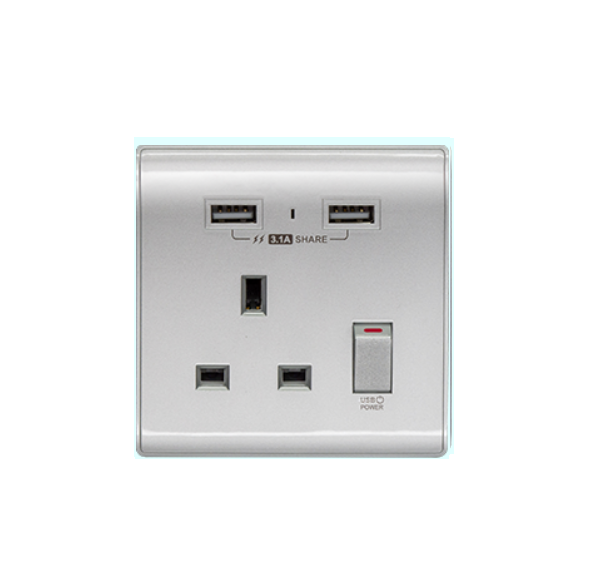 M2K （銀）13AUSB單蘇 3.1A