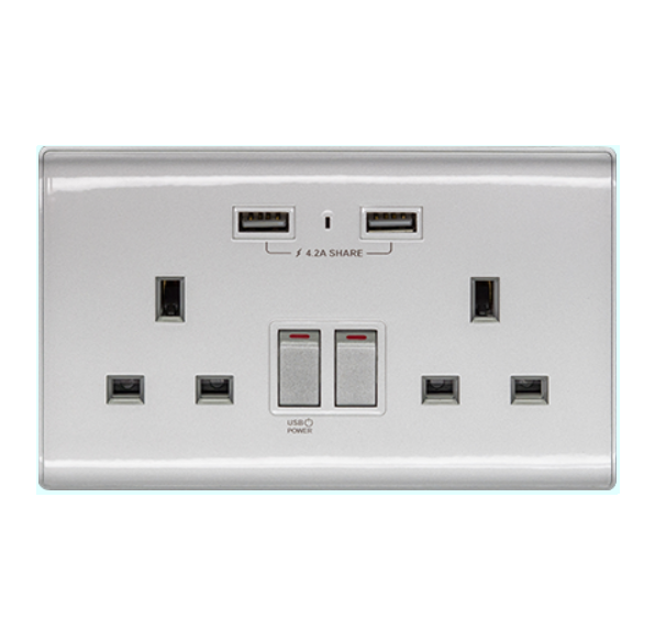 M2K （銀）13AUSB孖蘇 4.2A