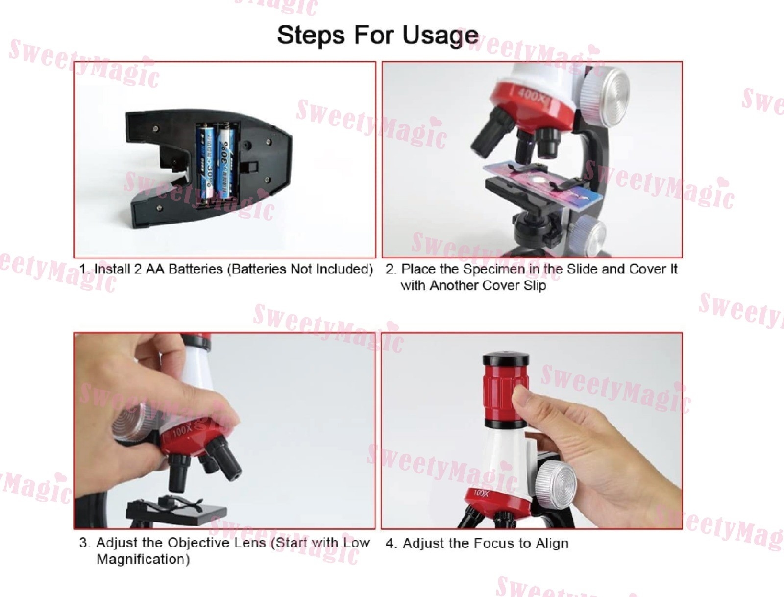 TOY601007/兒童可對焦顯微鏡 #C2121