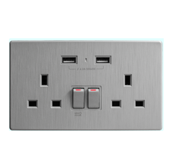 M2K （牆紙灰）13AUSB孖蘇 4.2A