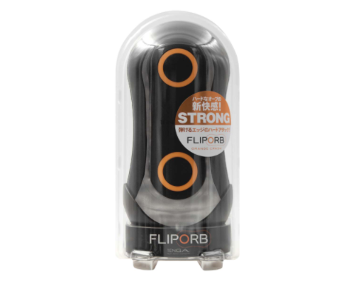 〔香港原裝行貨〕TENGA FLIP ORB 飛機杯《STRONG．ORANGE CRASH．彈性凸點》(刺激版）