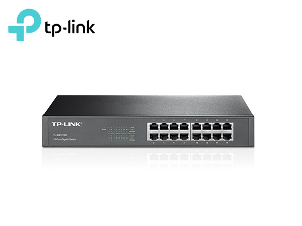 TP-LINK TL-SG1016D 16埠交換器【10/100/1000M/節能省電/HUB/13＂鐵殼】