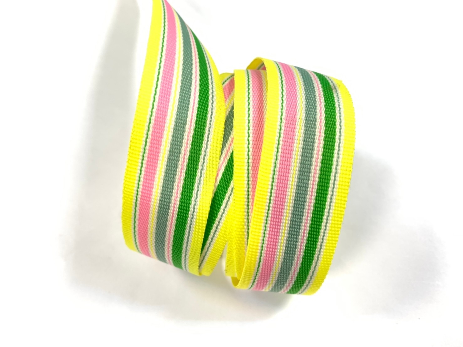 多彩條紋厚磅/羅紋/22mm