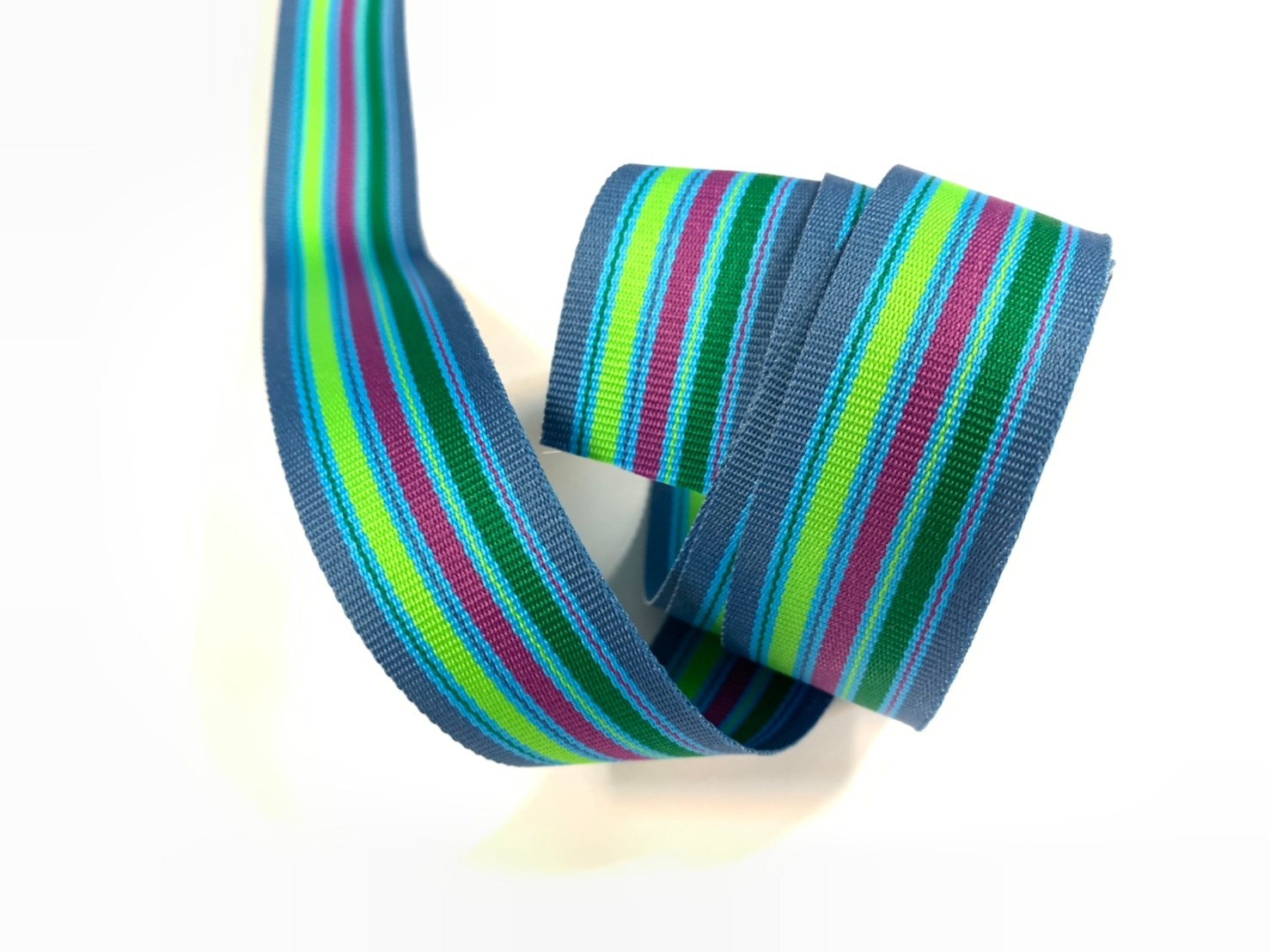 多彩條紋厚磅/羅紋/22mm