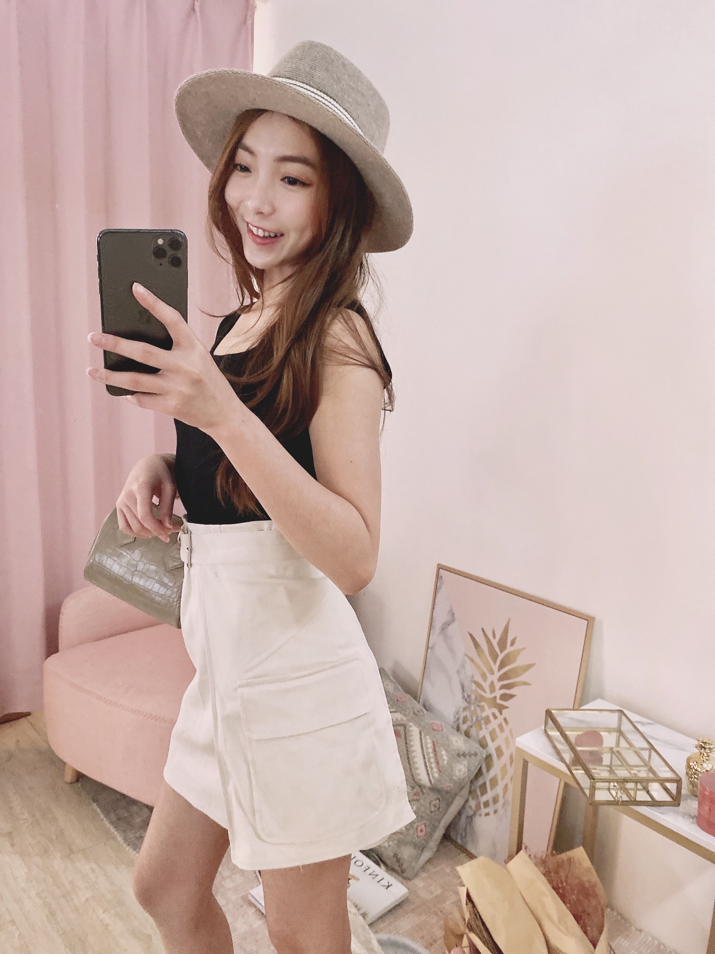 麻豆清單設計櫃造型激瘦短裙