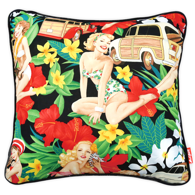 阿囉哈女郎抱枕