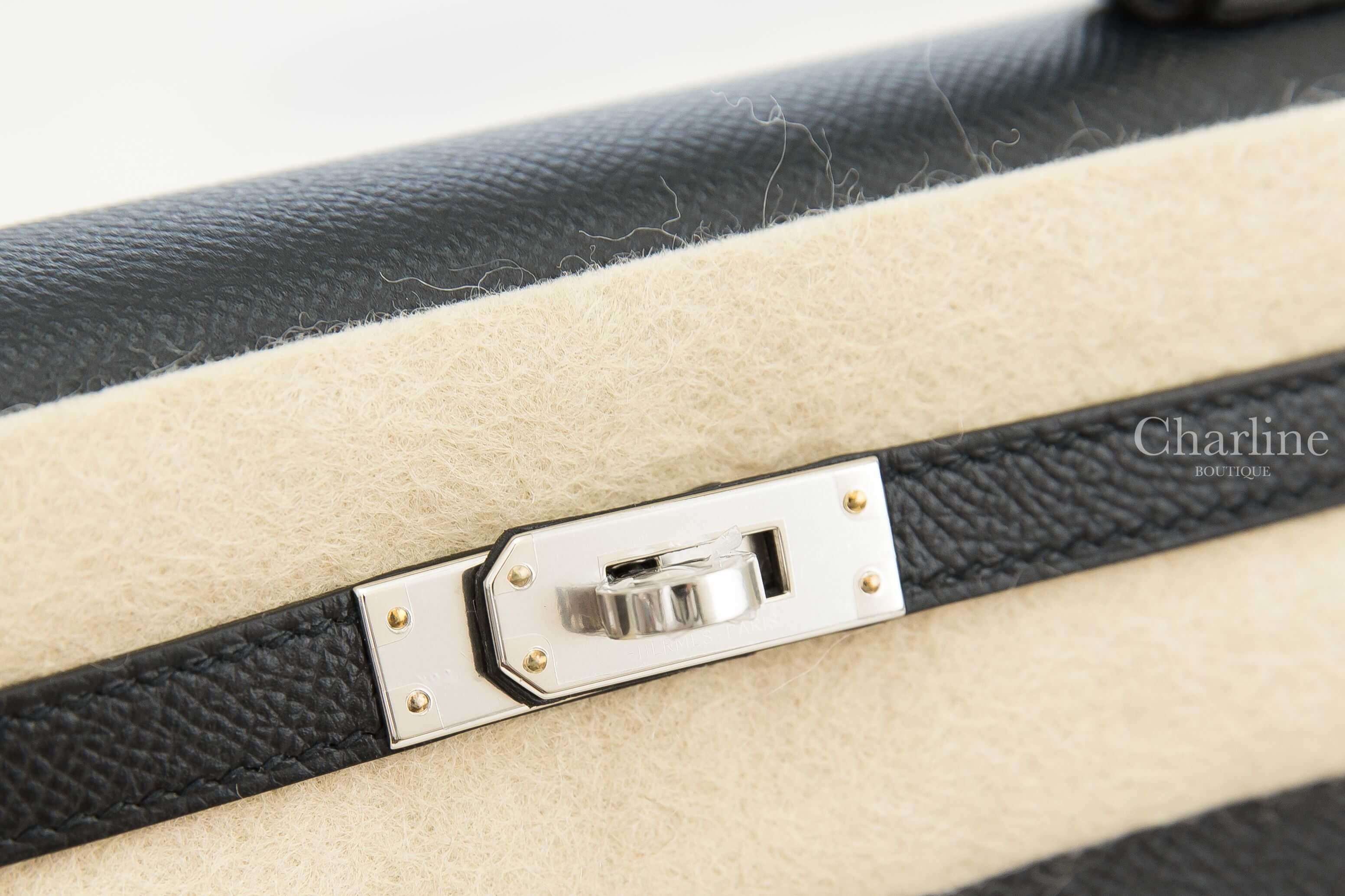 Hermès Kelly 25cm 89 Noir Epsom 黑色銀釦凱莉包