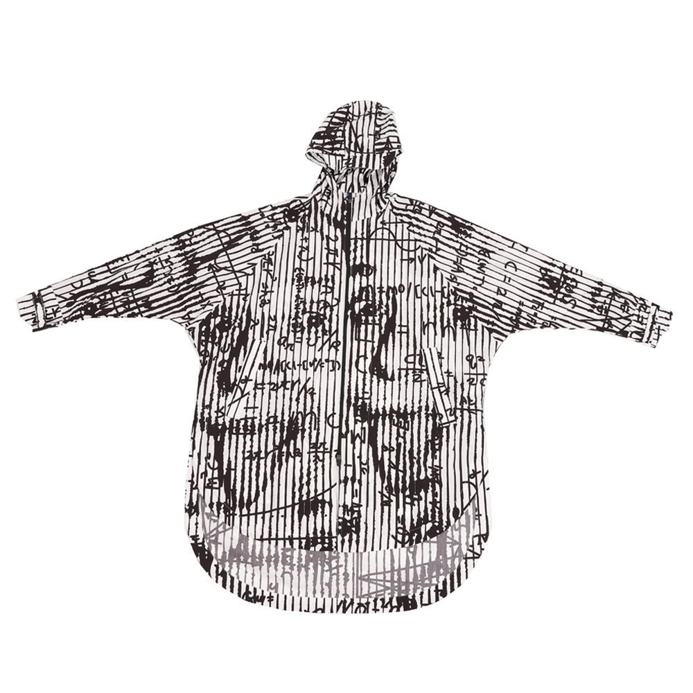 物理公式撲面大風衣 - 平行時空白