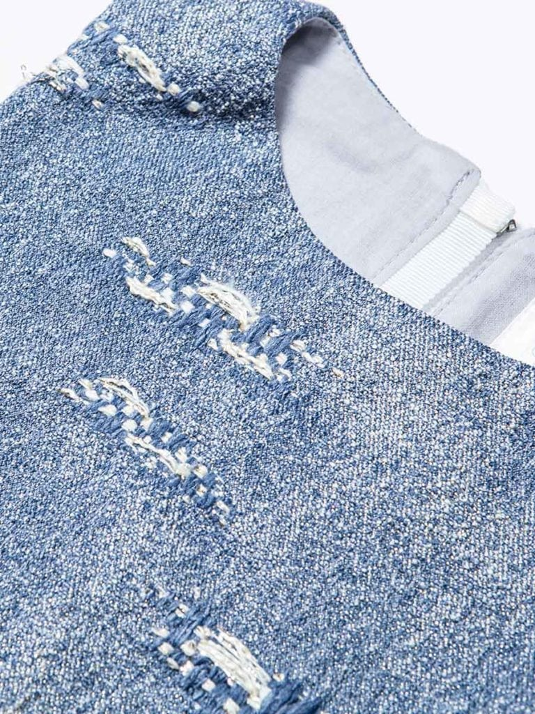 Elizabeth by Crystal Lee｜Sparkle Tutu Tank Top TUTU無袖上衣－牛仔藍