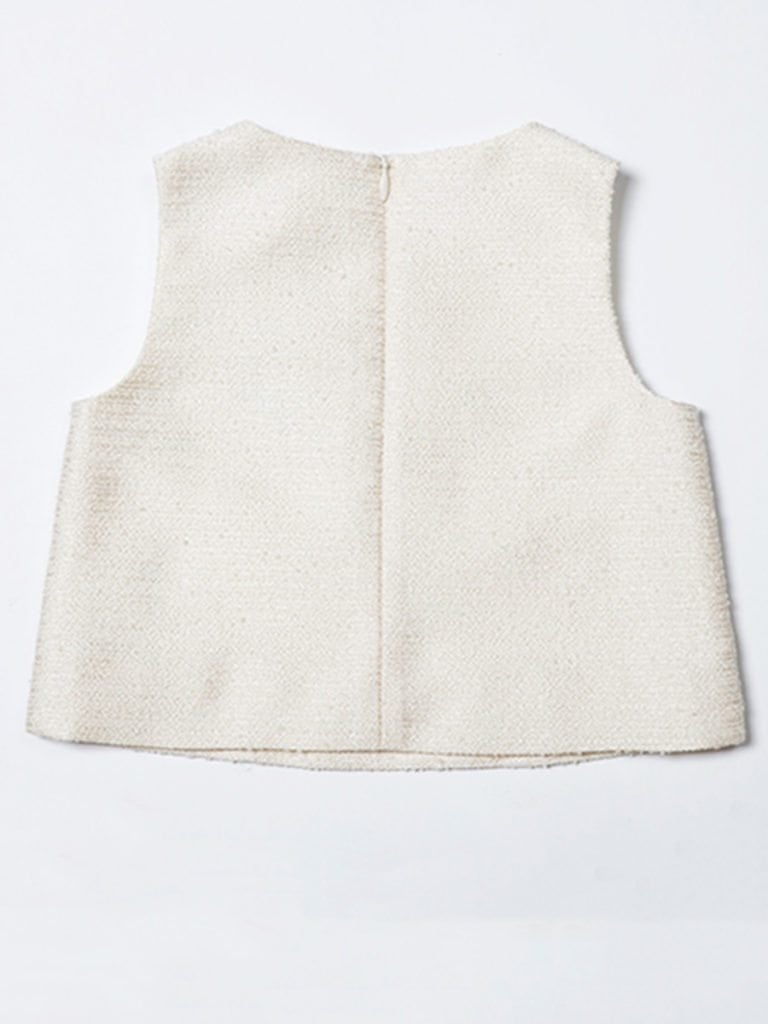 Elizabeth by Crystal Lee｜Sparkle Tutu Tank Top TUTU無袖上衣－白色