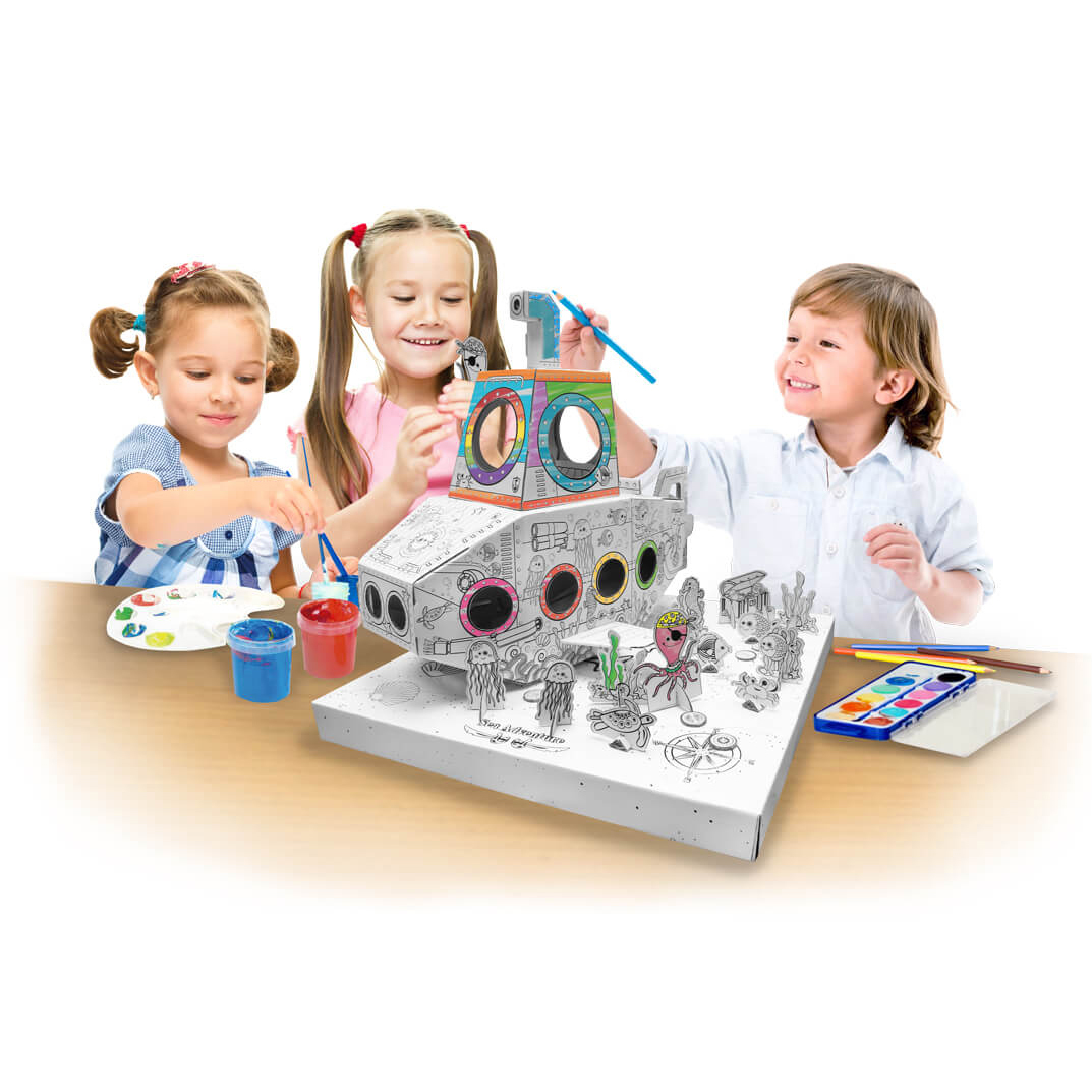 迷你DIY紙潛艇 Mini Submarine #13255