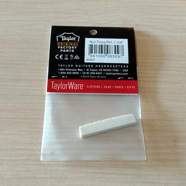 Taylor 7501 原廠 民謠吉他 上弦枕 一般琴款用