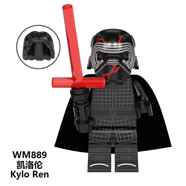 Kylo Ren Star Wars Custom Minifigs Fit Lego W889