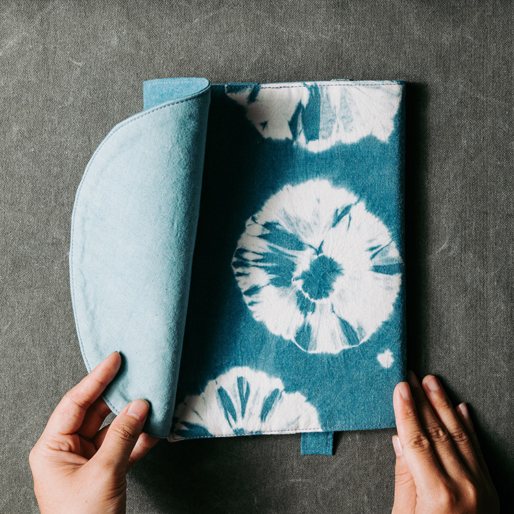 日作染｜植物染布書套/ 書衣