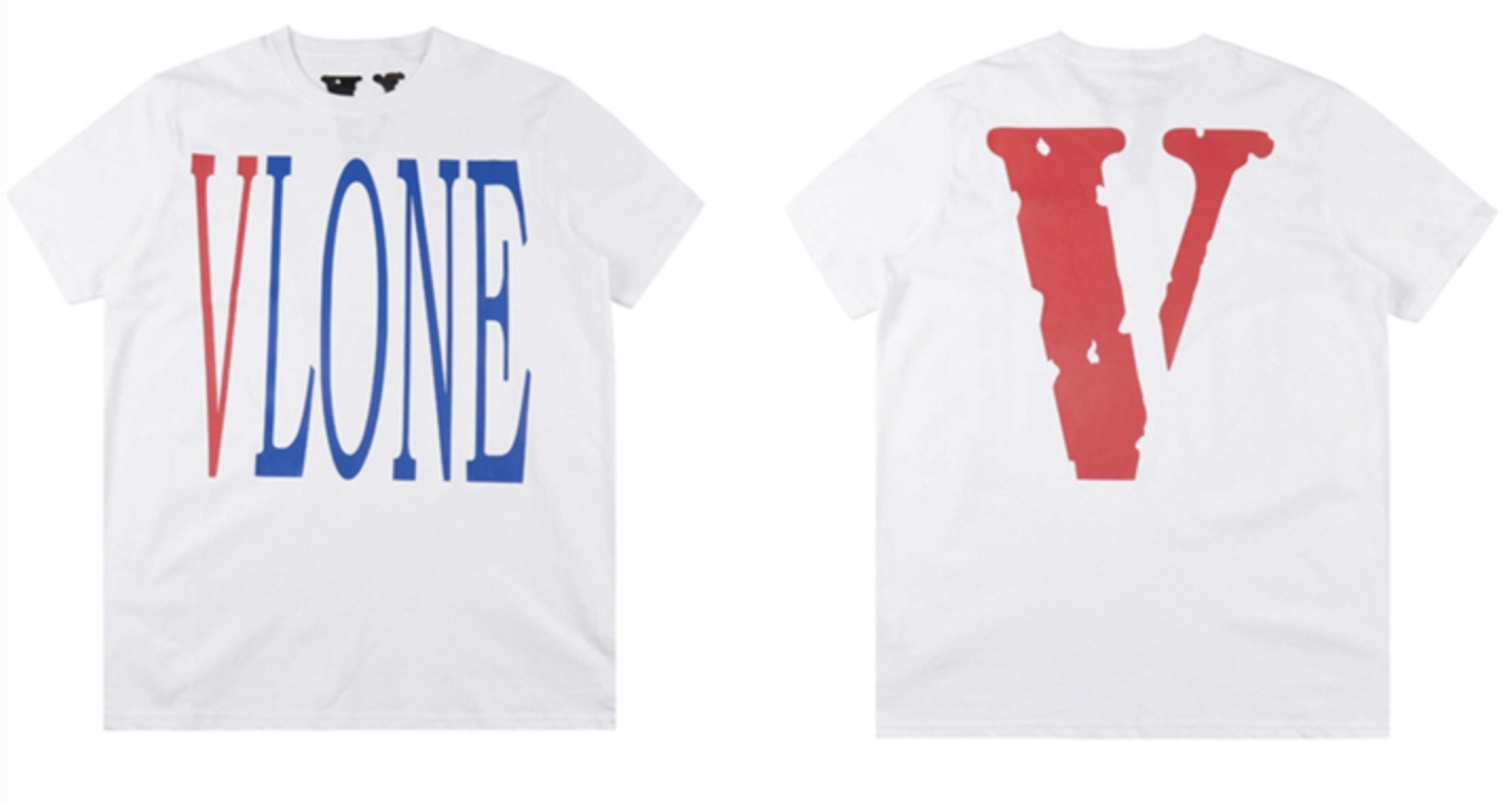 VLONE x ASAP ROCKY  大V LOGO 美國獨立日限定 短袖