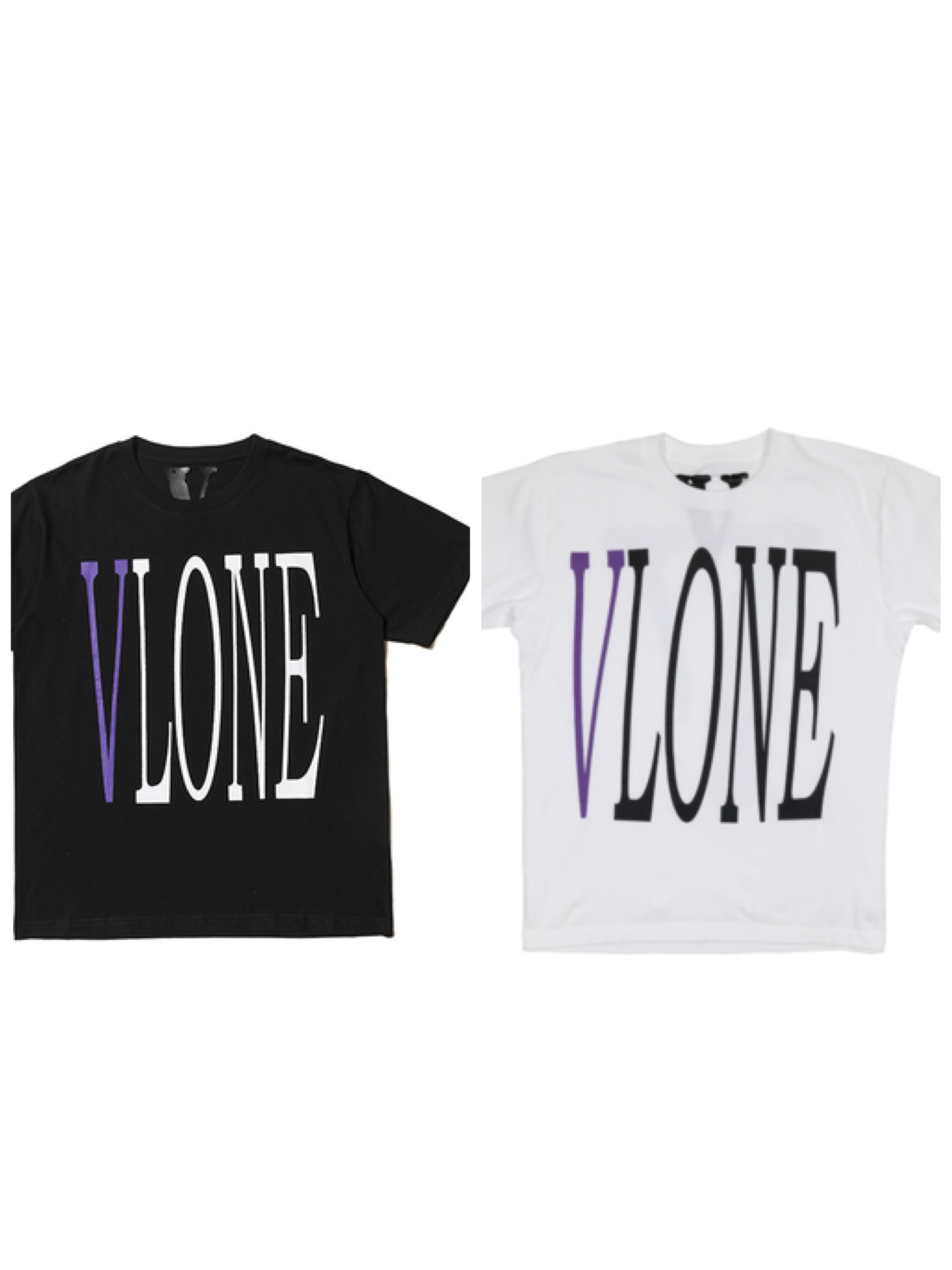 VLONE x ASAP ROCKY  大V LOGO 黑紫 白紫 邁阿密限定 短袖
