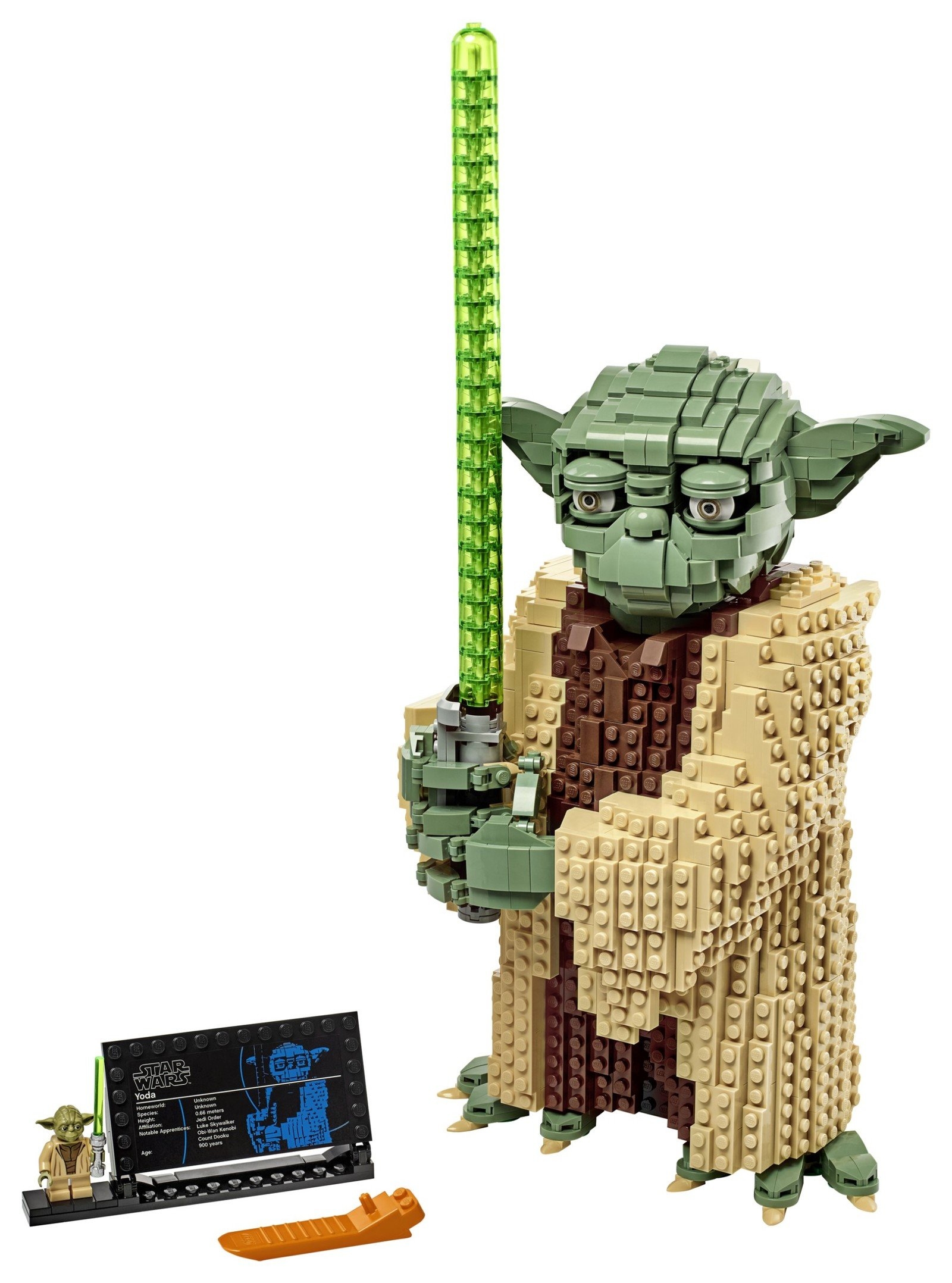 Yoda STAR WARS Building Set Fit Lego NO BOX KG81099