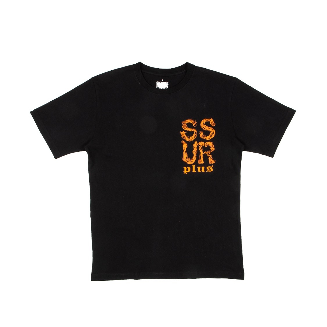 SSUR PLUS 新款 火焰煙霧LOGO 短袖