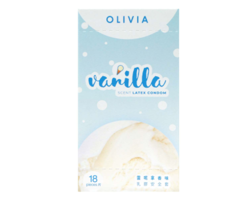 〔最抵用〕奧莉維亞 OLIVIA 《雲呢拿香味》口交專用套 （單片裝）