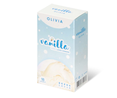 〔最抵用〕奧莉維亞 OLIVIA 《雲呢拿香味》口交專用套 （單片裝）