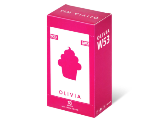 〔超值之選〕奧莉維亞 OLIVIA W53《超潤滑型》乳膠安全套 （18片裝／盒）