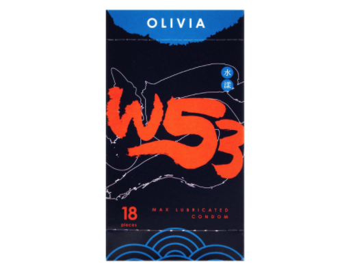 〔度假特別版〕奧莉維亞 OLIVIA W53《東方水漾》 乳膠安全套 （18片裝／盒）