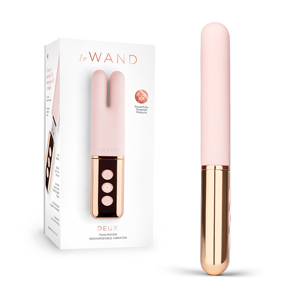 〔震動界女戰神〕le WAND ．充電式強力震動器 DEUX （玫瑰金）