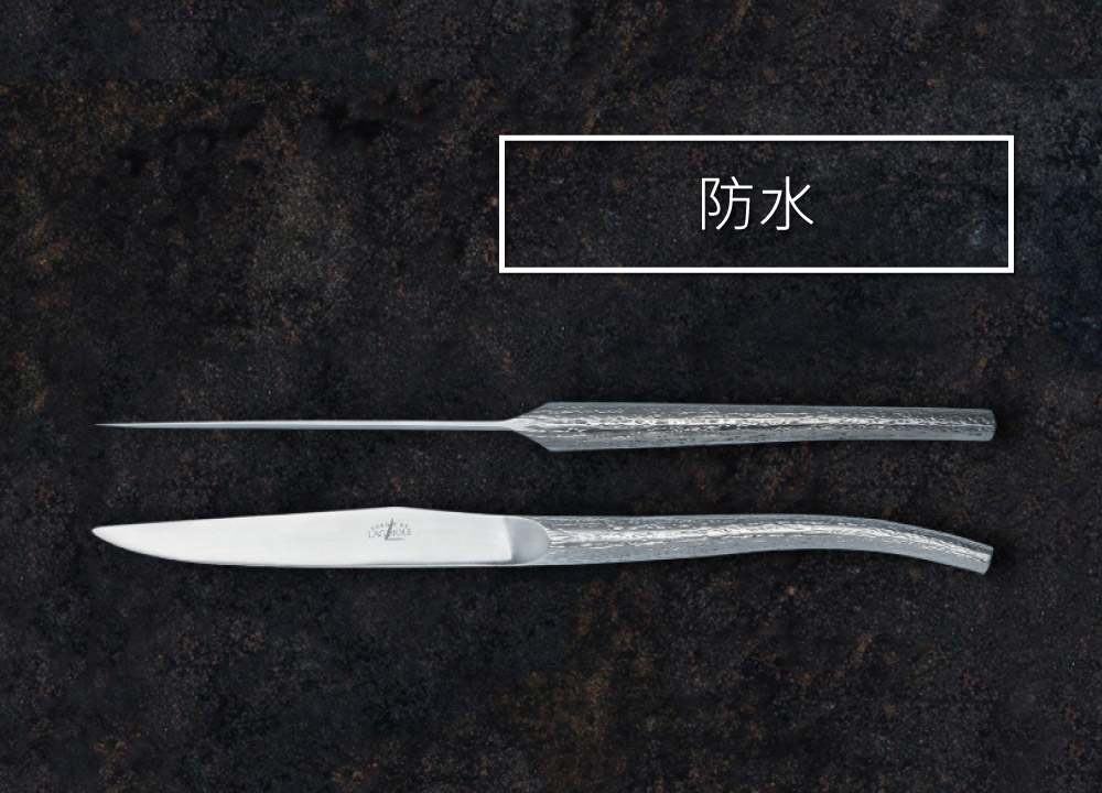 Dishwasher safe collection of Laguiole table knives crafted by the famous French Laguiole and Thiers master cutlers