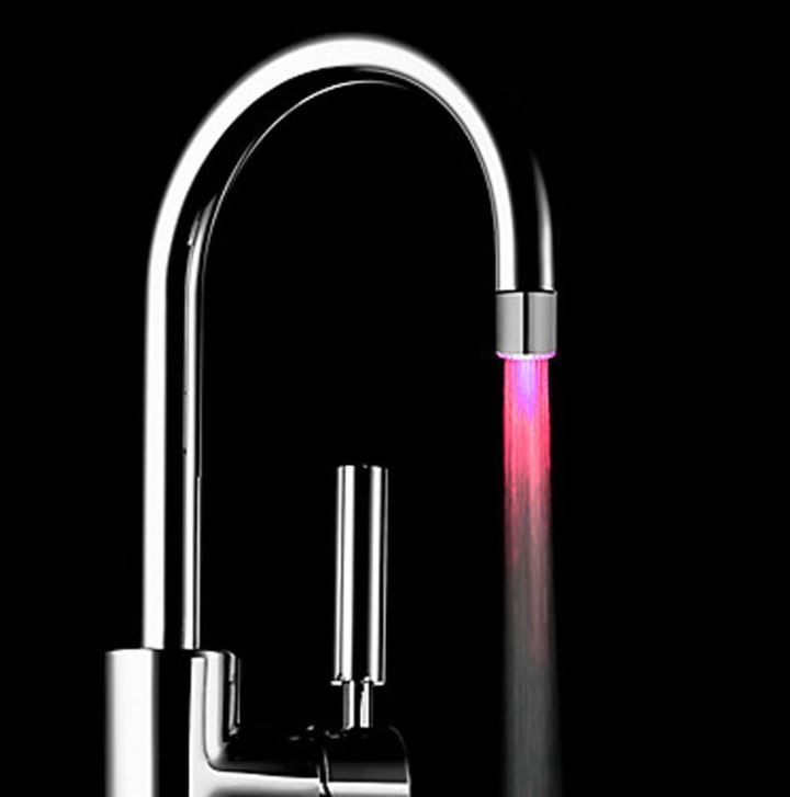 溫控變 3 色 水龍頭 SDF-C6 自發電LED燈 免電池 水龍頭 黑暗中唔洗開燈 $50/1個