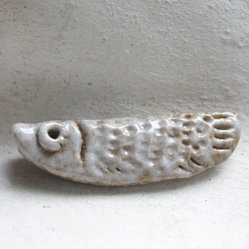 【寶來陶】釉燒陶魚
