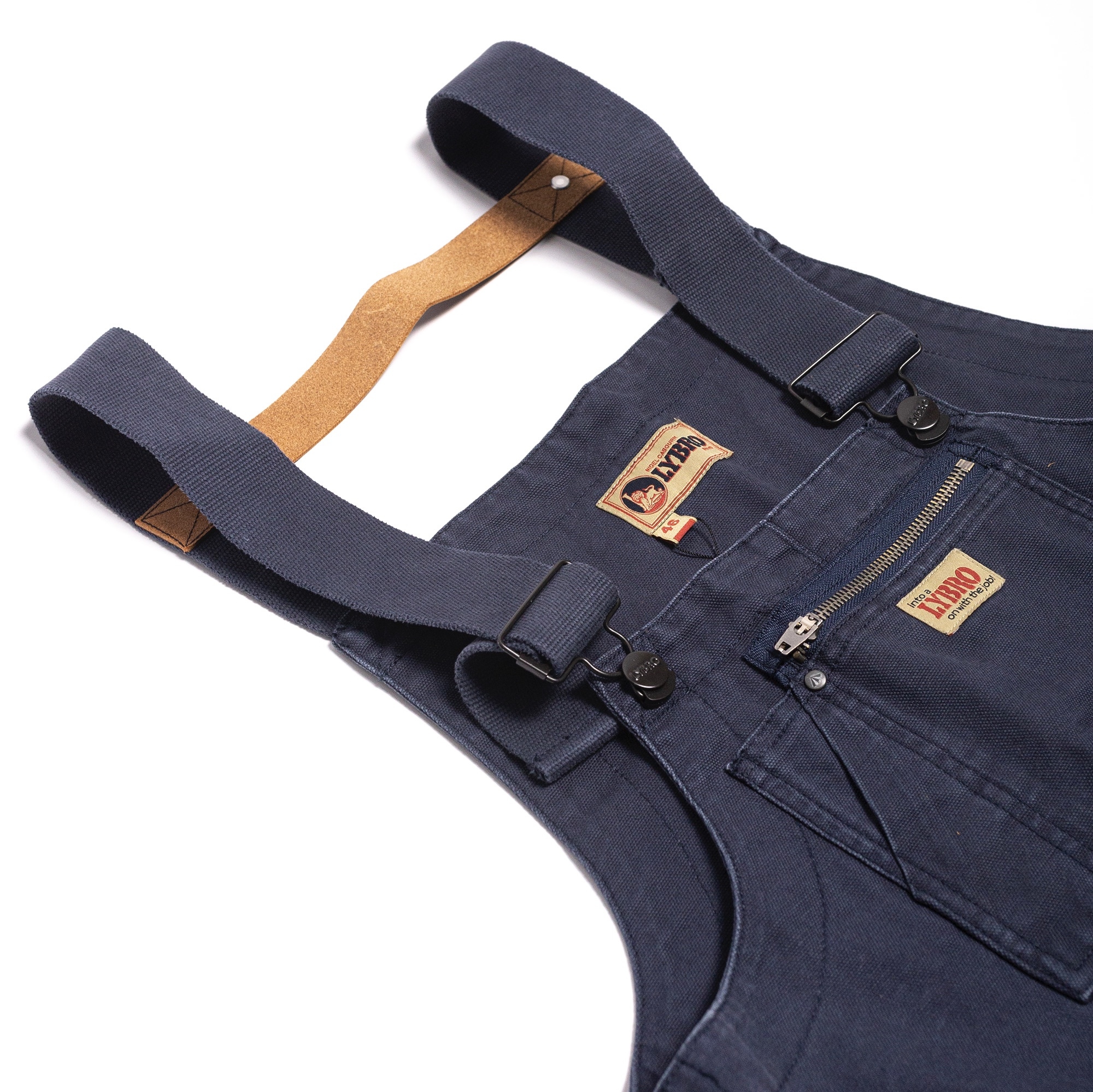 Lybro - Carpenter Dungaree Canvas (Dark Navy)