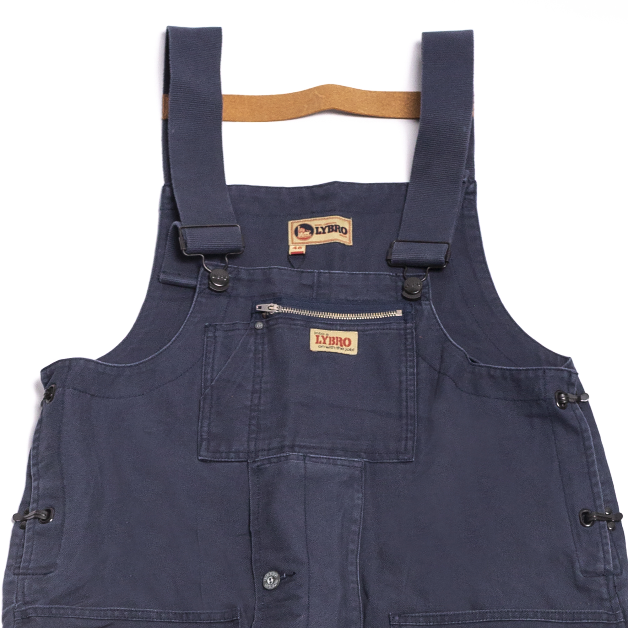 Lybro - Carpenter Dungaree Canvas (Dark Navy)