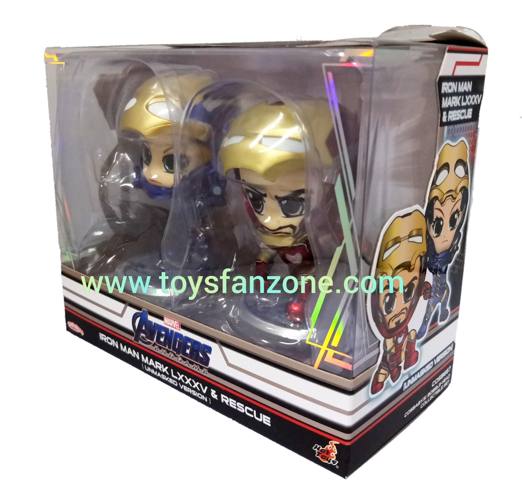 Hot Toys Iron Man Mark LXXXV Rescue Cosbaby - Main Image