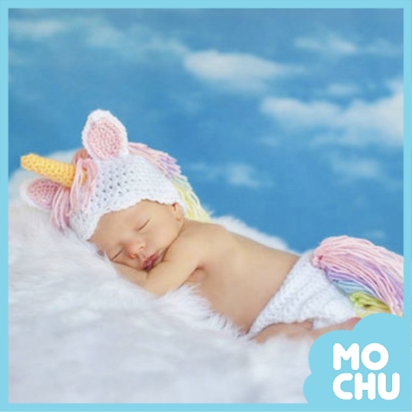 網紅寶寶拍照款-彩虹獨角獸(兩色)