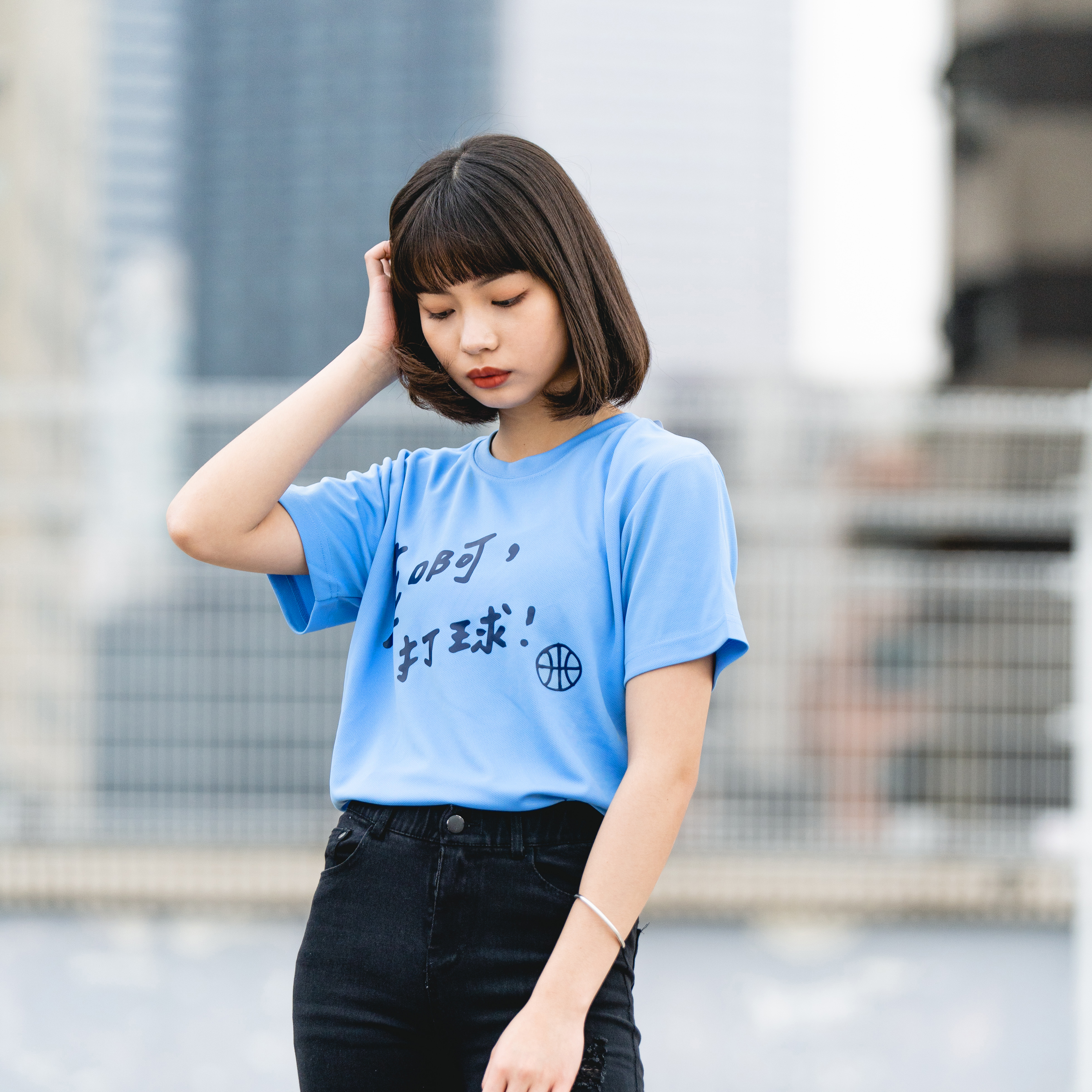 走啊，打球！(籃球) - 排汗短T (共21色)