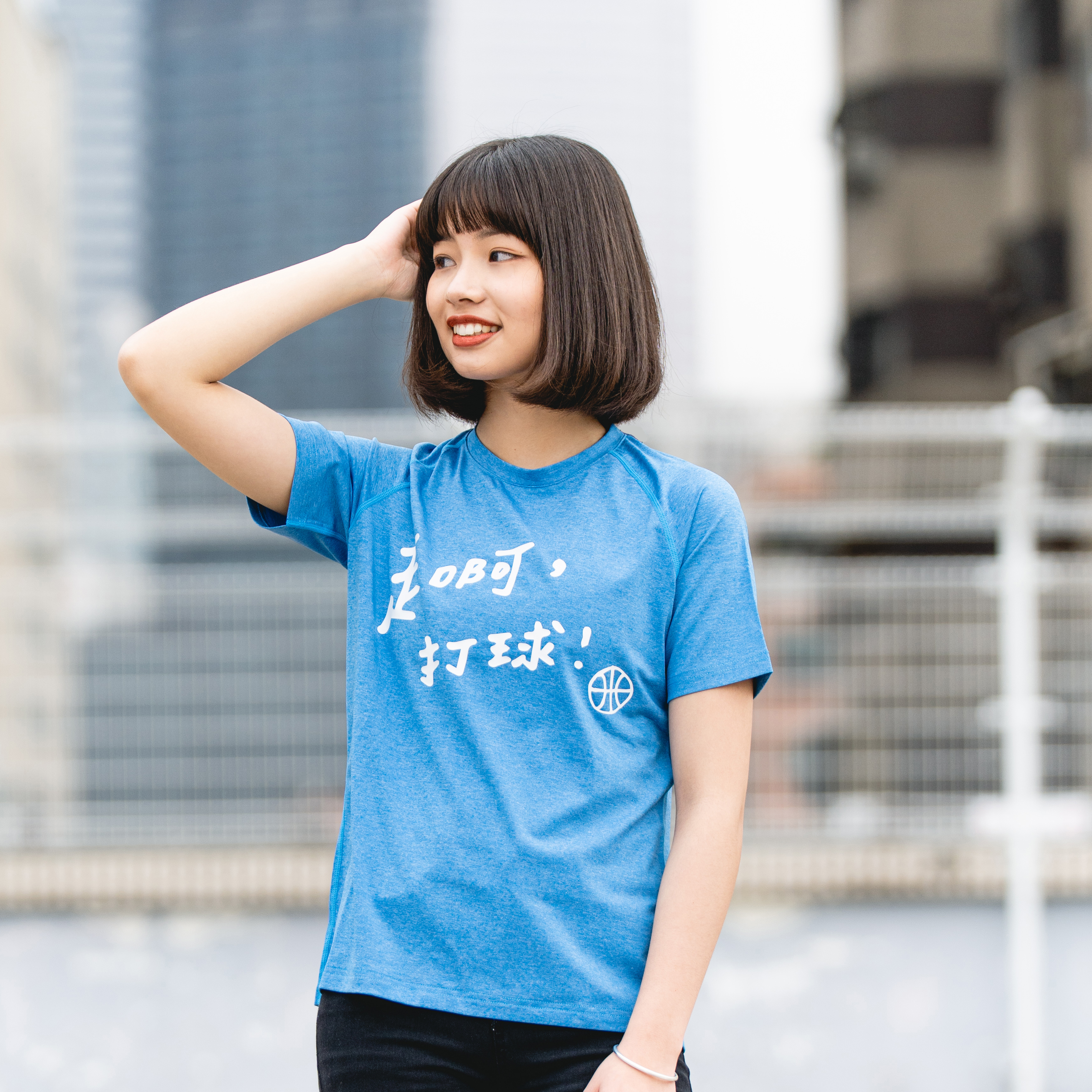 走啊，打球！(籃球) - 短袖機能衣 (共6色)