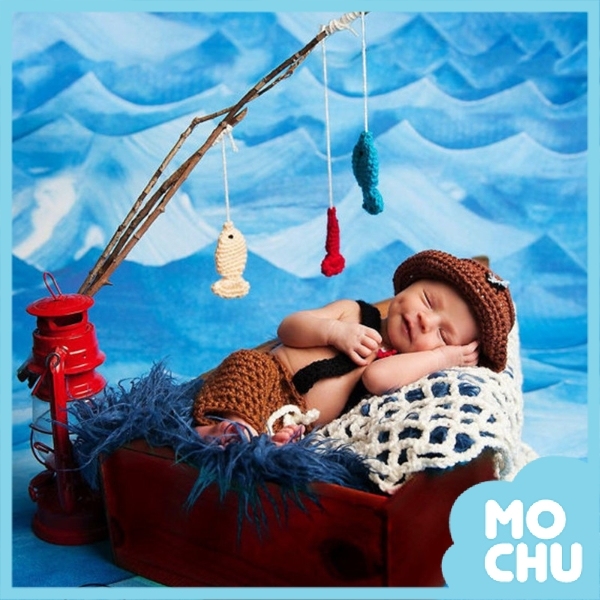 網紅寶寶拍照款-小漁夫