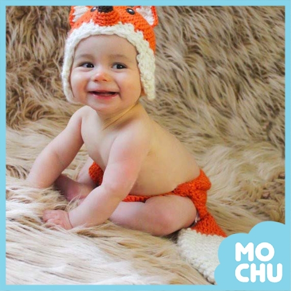 網紅寶寶拍照款-黃狐狸