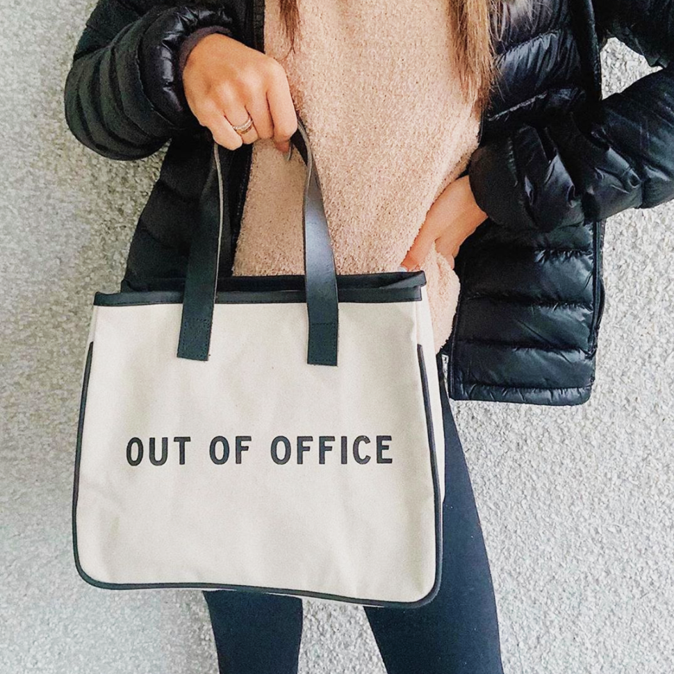 Santa Barbaratote 迷你帆布手提包 NAPA