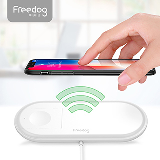 Freedog W02 多功能無線充電器(iPhone&蘋果手錶2用)