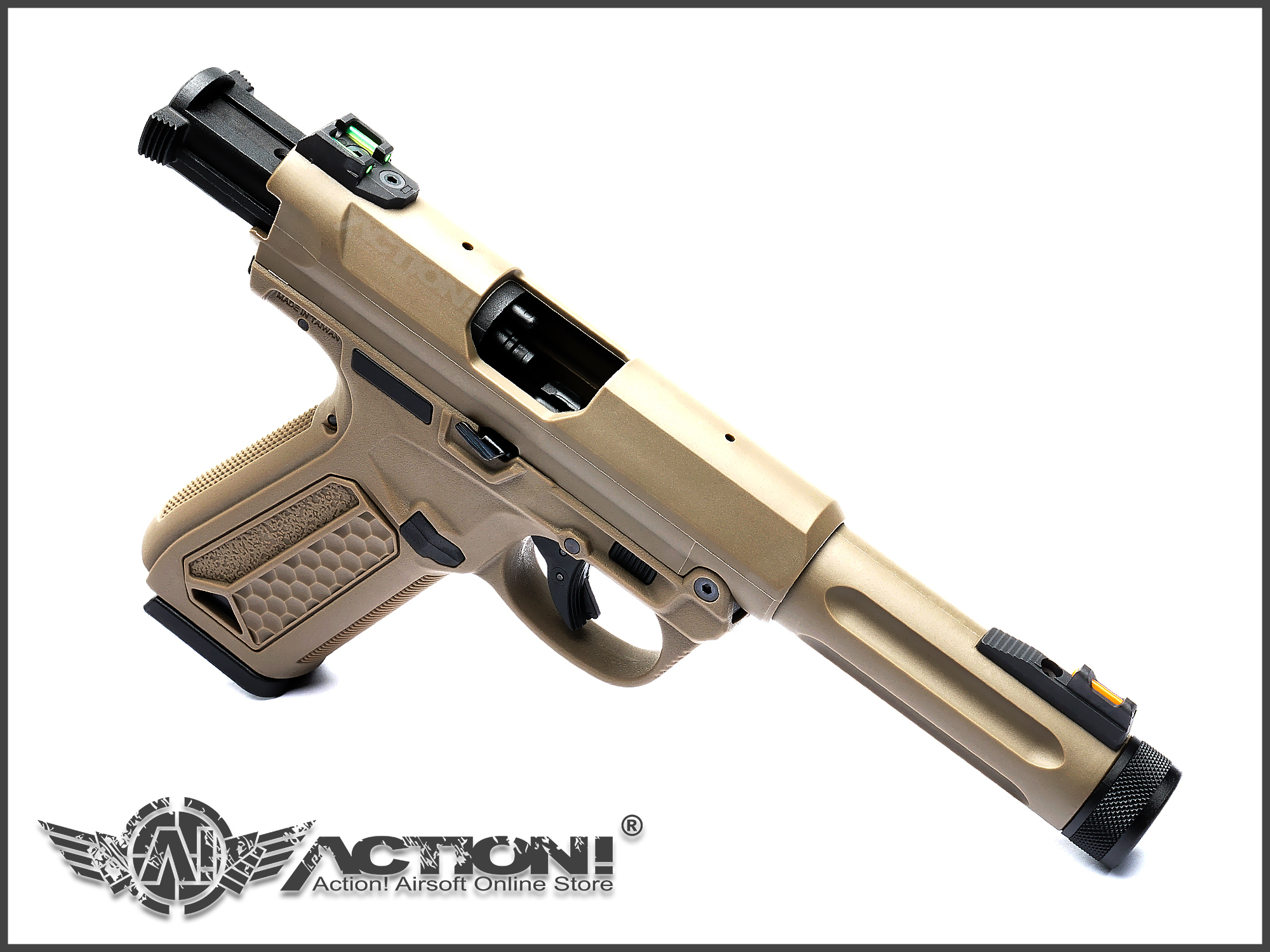 ACTION ARMY製 AAPー01 Action Army - AAP01 ASSASSIN AIRSOFT GBB Pistol (FDE)