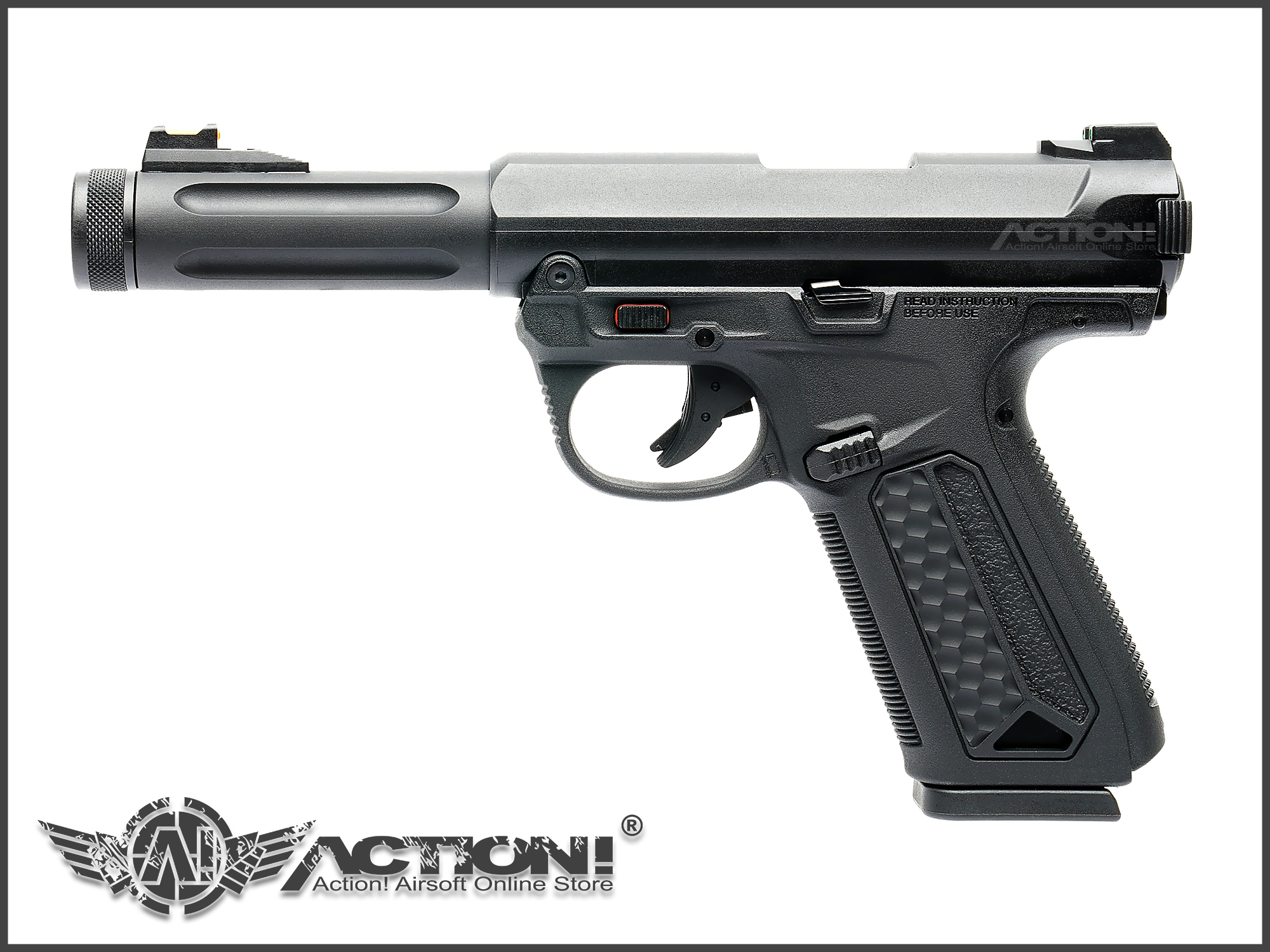 Action Army - AAP01 ASSASSIN AIRSOFT GBB Pistol (Black)