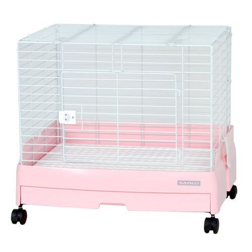 Sanko 兔用抽屜籠 (粉紅)
