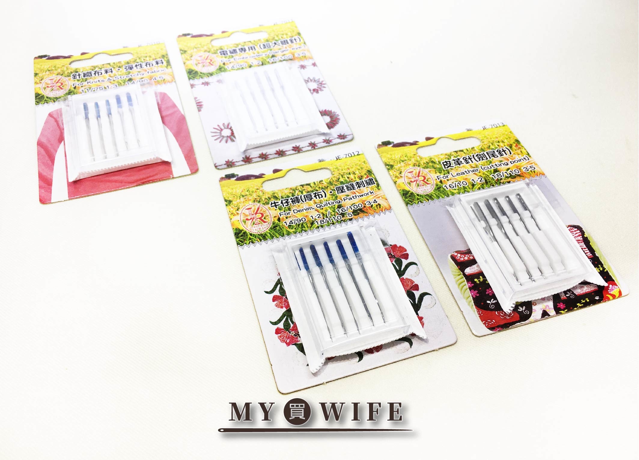 【JEWEL RICH系列】日本製_電繡專用(超大眼針)_家用車針【JE-7011】