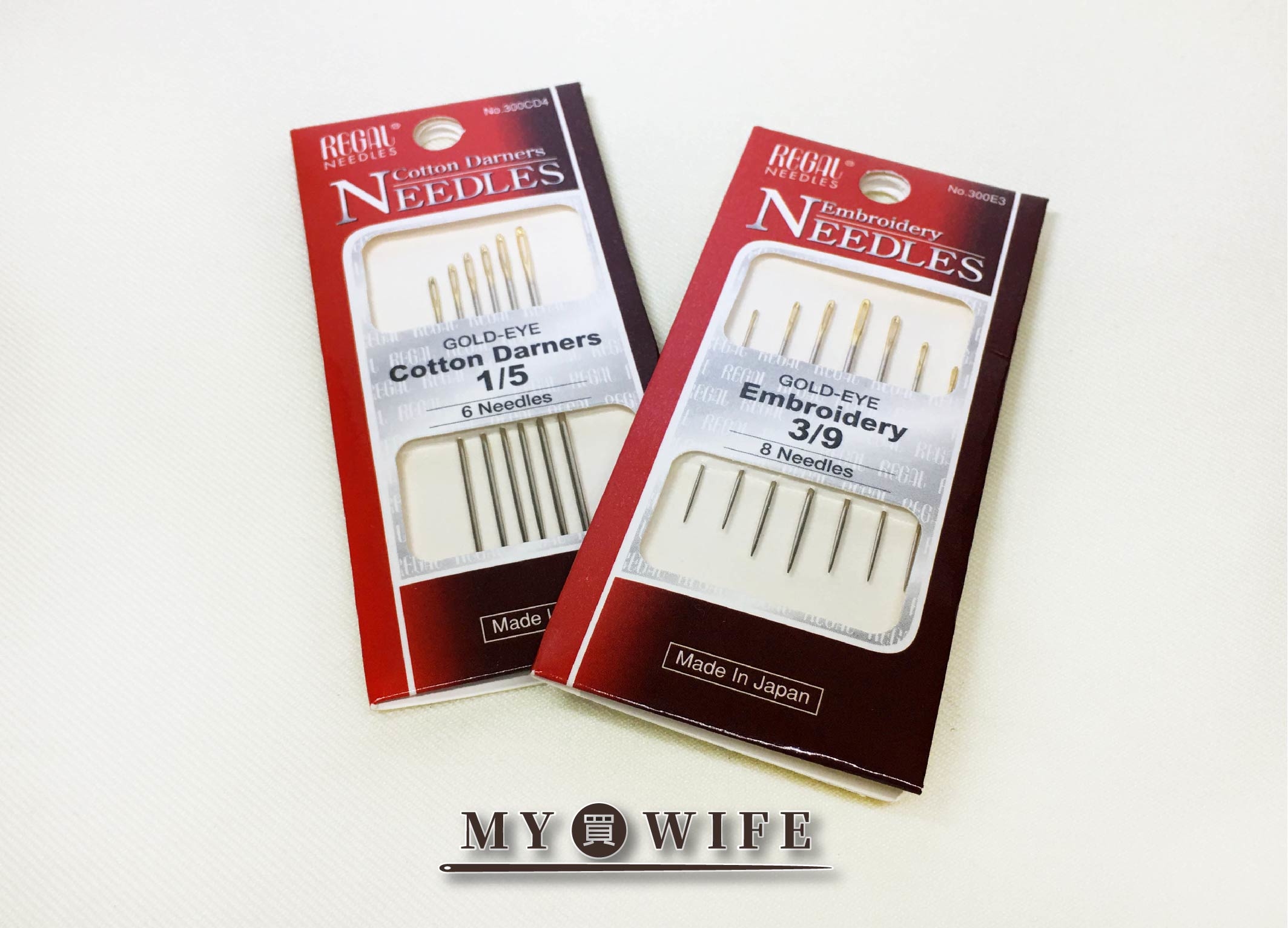 REGAL日本繡花針_刺繡針_2規格【300CD4/300E3】