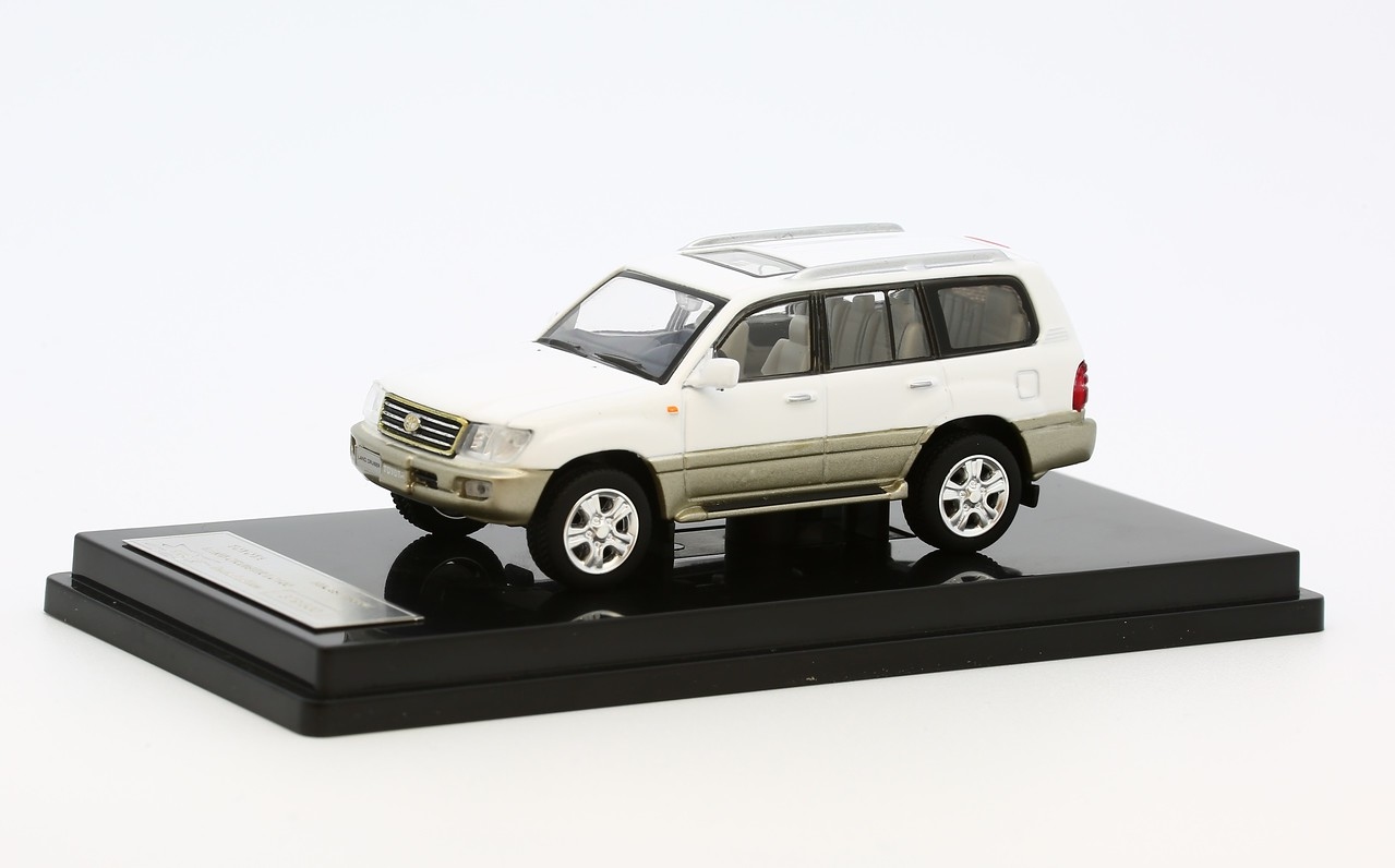 1/64 HIKASI Toyota Land Cruiser LC100 (White) (LCW)