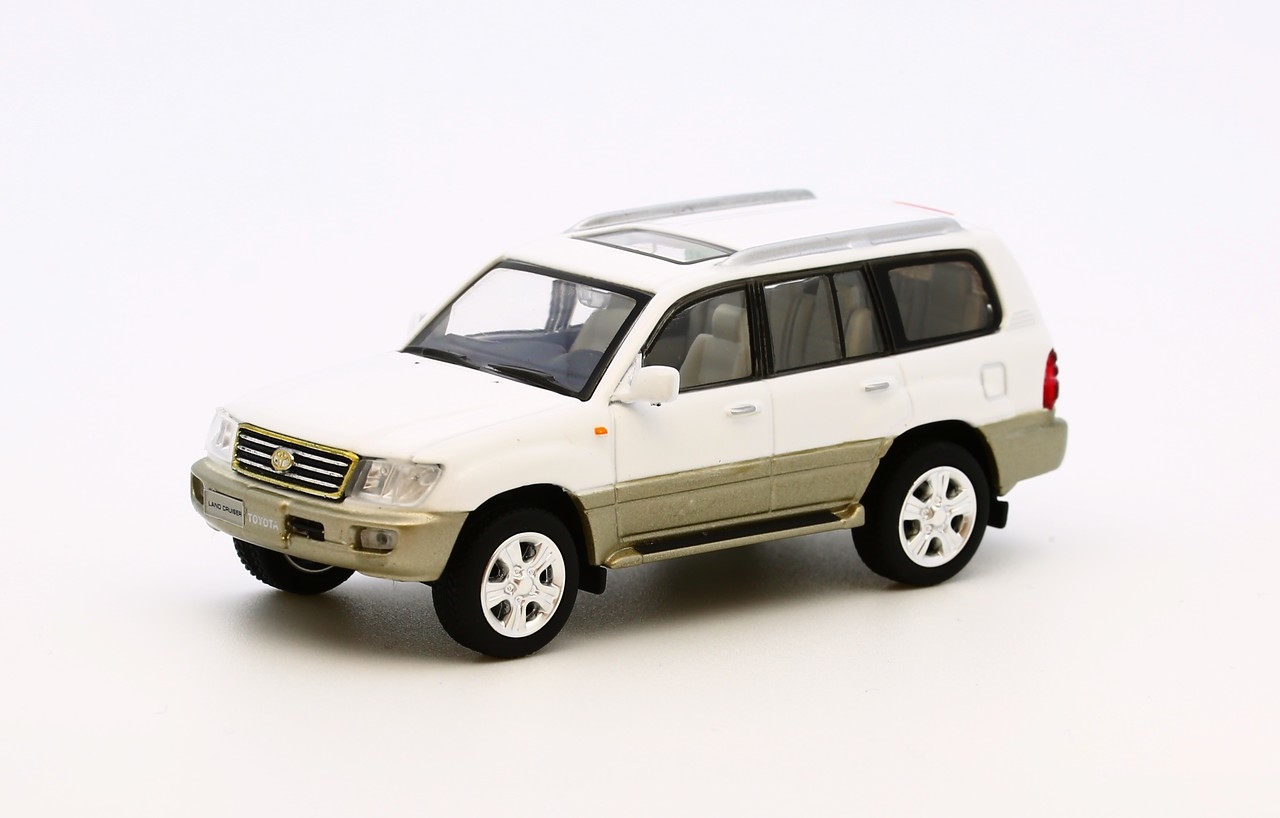 1/64 HIKASI Toyota Land Cruiser LC100 (White) (LCW)