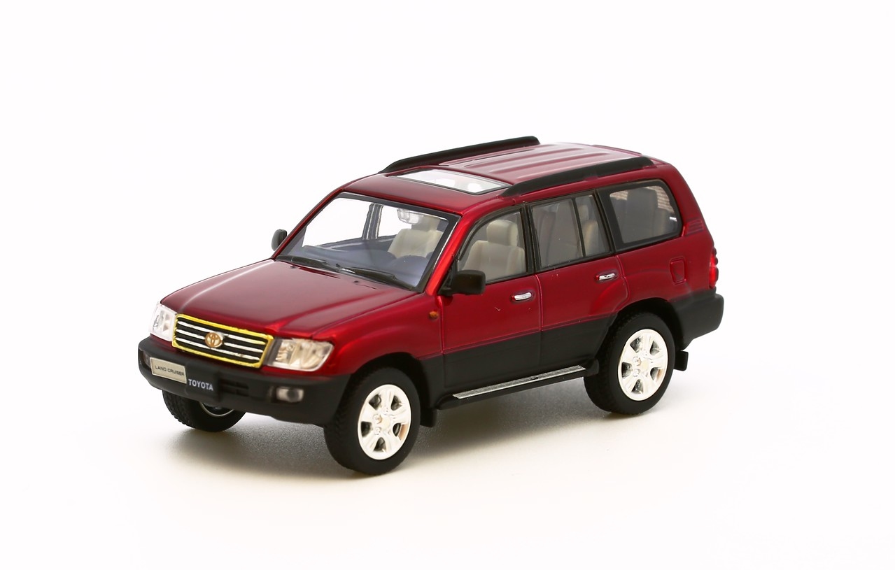 1/64 HIKASI Toyota Land Cruiser LC100 (Red) (LCR)